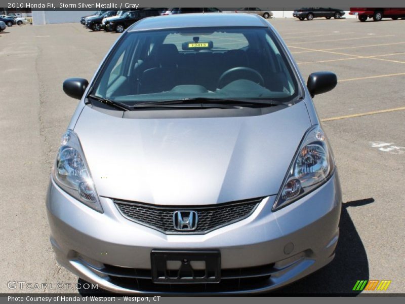 Storm Silver Metallic / Gray 2010 Honda Fit