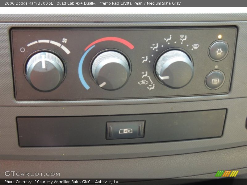 Inferno Red Crystal Pearl / Medium Slate Gray 2006 Dodge Ram 3500 SLT Quad Cab 4x4 Dually