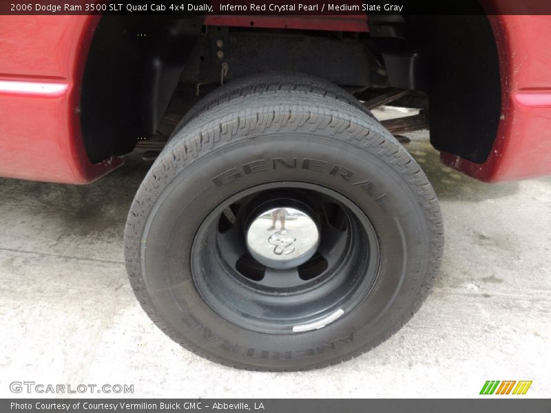 Inferno Red Crystal Pearl / Medium Slate Gray 2006 Dodge Ram 3500 SLT Quad Cab 4x4 Dually
