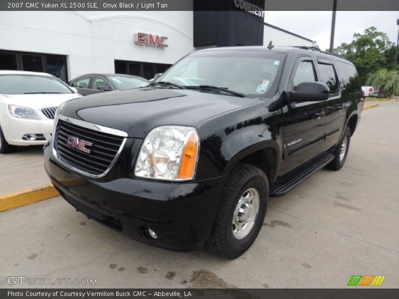 Onyx Black / Light Tan 2007 GMC Yukon XL 2500 SLE
