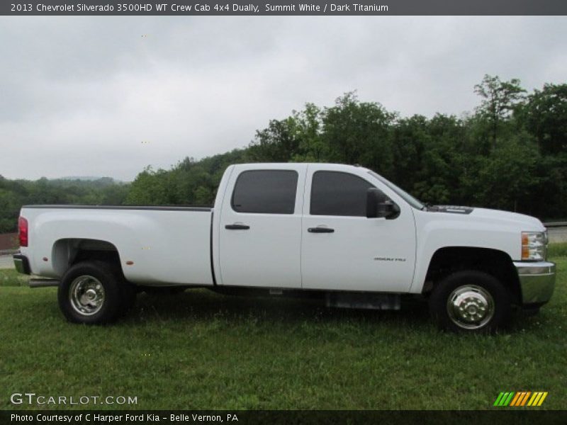 2013 Silverado 3500HD WT Crew Cab 4x4 Dually Summit White