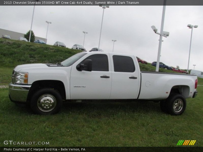  2013 Silverado 3500HD WT Crew Cab 4x4 Dually Summit White