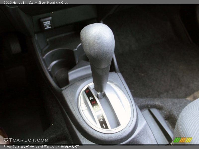 Storm Silver Metallic / Gray 2010 Honda Fit