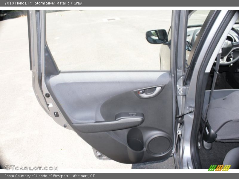 Storm Silver Metallic / Gray 2010 Honda Fit
