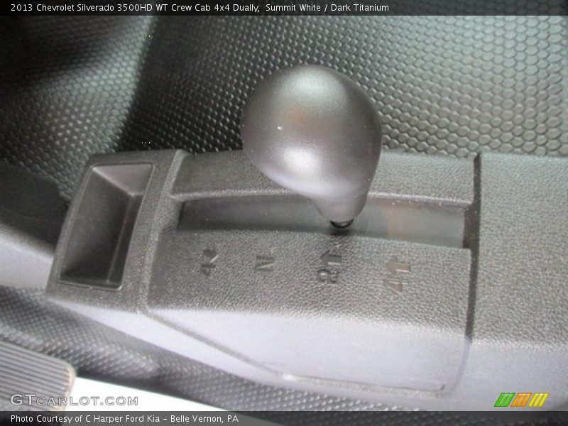 Summit White / Dark Titanium 2013 Chevrolet Silverado 3500HD WT Crew Cab 4x4 Dually
