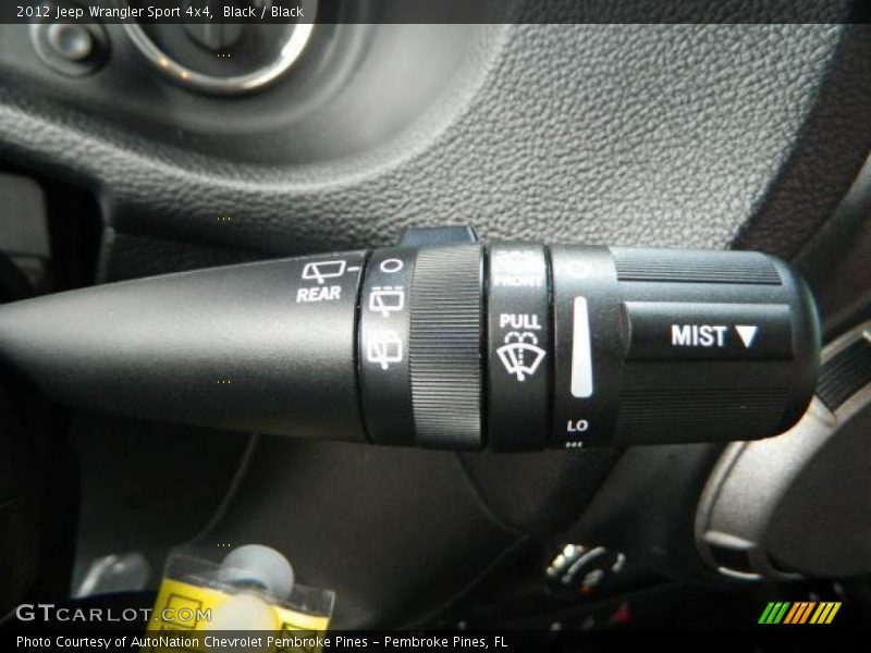 Black / Black 2012 Jeep Wrangler Sport 4x4