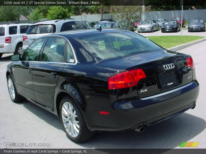 Brilliant Black / Black 2008 Audi A4 2.0T Special Edition Sedan