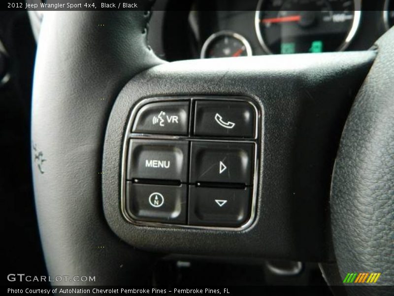 Black / Black 2012 Jeep Wrangler Sport 4x4