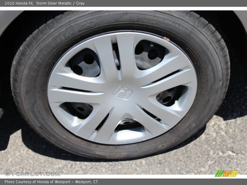 Storm Silver Metallic / Gray 2010 Honda Fit