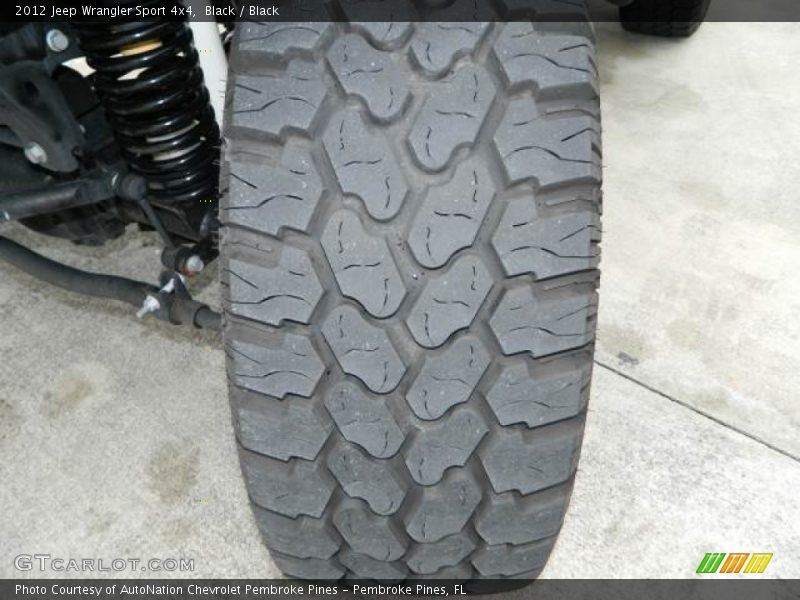 Black / Black 2012 Jeep Wrangler Sport 4x4