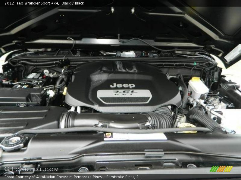 Black / Black 2012 Jeep Wrangler Sport 4x4