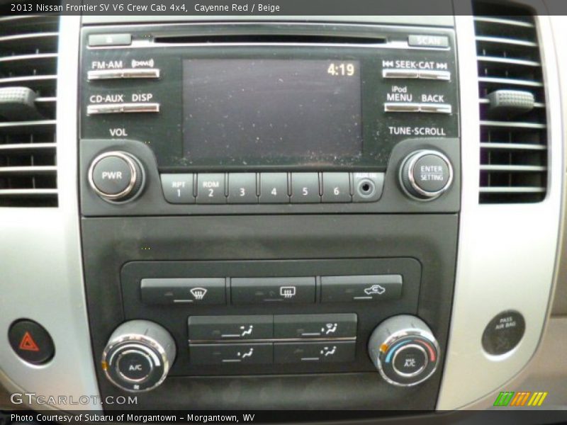 Cayenne Red / Beige 2013 Nissan Frontier SV V6 Crew Cab 4x4
