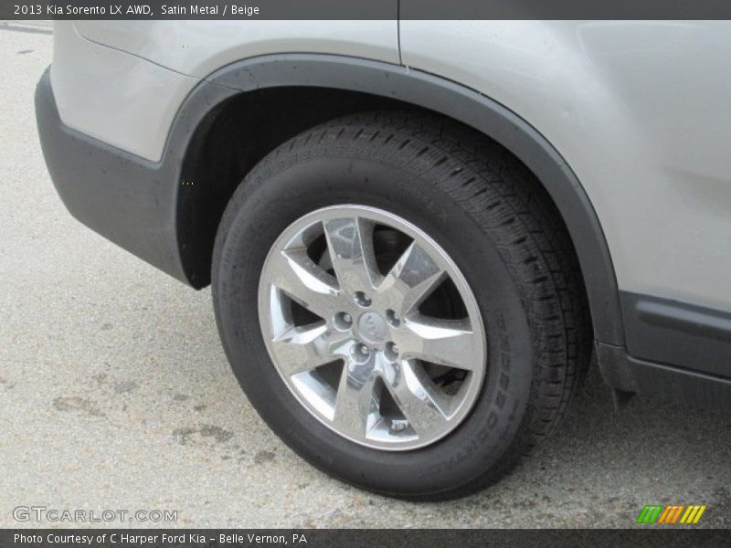 Satin Metal / Beige 2013 Kia Sorento LX AWD