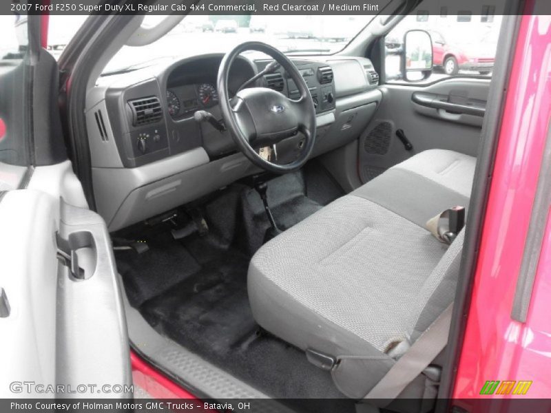 Medium Flint Interior - 2007 F250 Super Duty XL Regular Cab 4x4 Commercial 