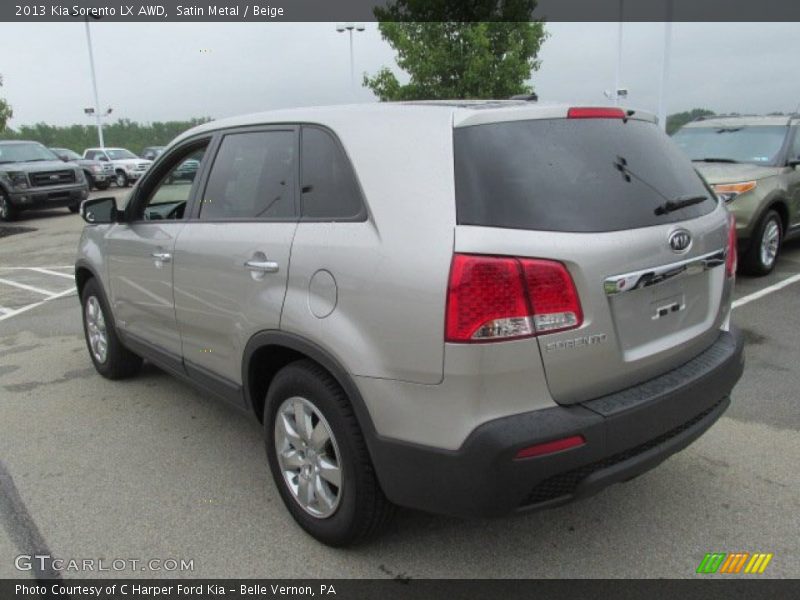 Satin Metal / Beige 2013 Kia Sorento LX AWD