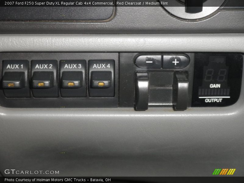 Controls of 2007 F250 Super Duty XL Regular Cab 4x4 Commercial