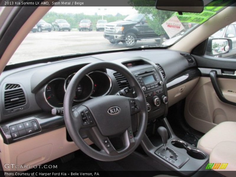 Satin Metal / Beige 2013 Kia Sorento LX AWD