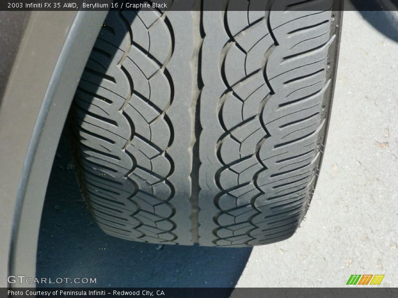 Beryllium 16 / Graphite Black 2003 Infiniti FX 35 AWD