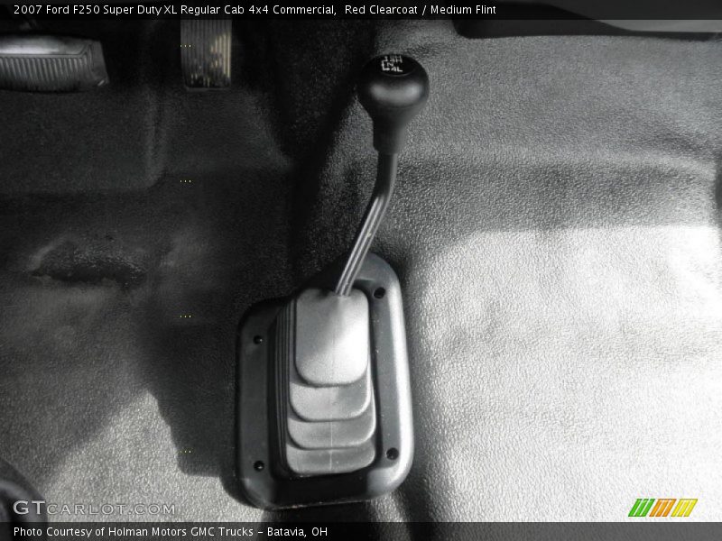 Red Clearcoat / Medium Flint 2007 Ford F250 Super Duty XL Regular Cab 4x4 Commercial