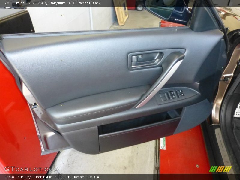 Beryllium 16 / Graphite Black 2003 Infiniti FX 35 AWD