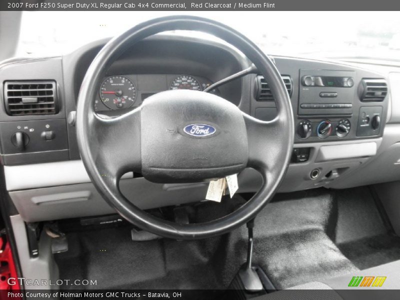  2007 F250 Super Duty XL Regular Cab 4x4 Commercial Steering Wheel