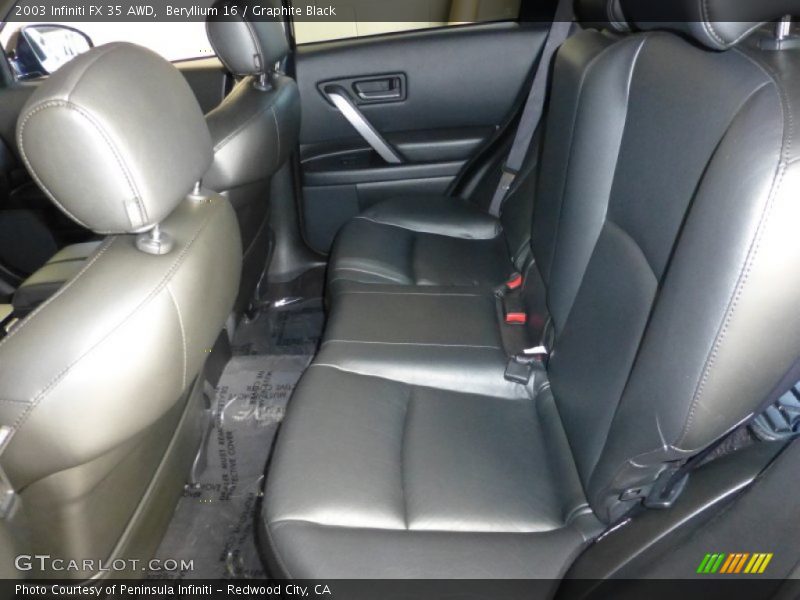 Beryllium 16 / Graphite Black 2003 Infiniti FX 35 AWD