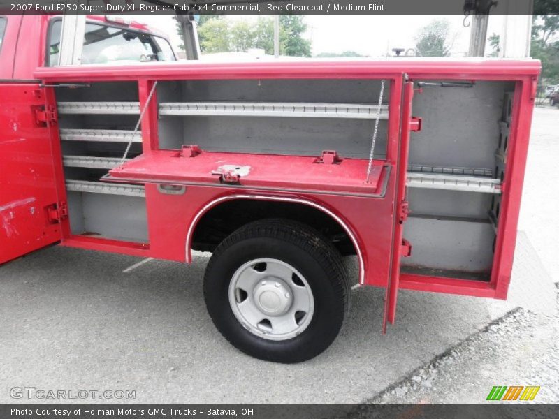 Red Clearcoat / Medium Flint 2007 Ford F250 Super Duty XL Regular Cab 4x4 Commercial