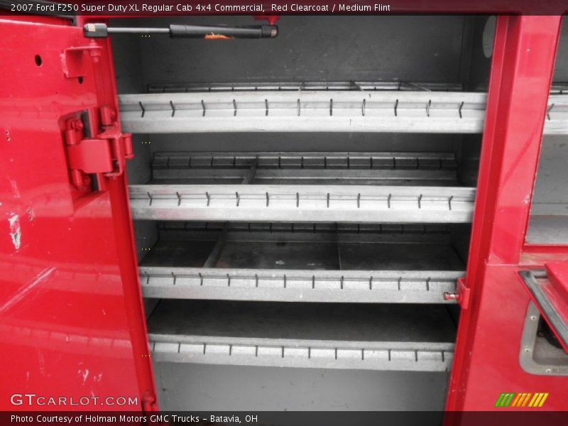 Red Clearcoat / Medium Flint 2007 Ford F250 Super Duty XL Regular Cab 4x4 Commercial