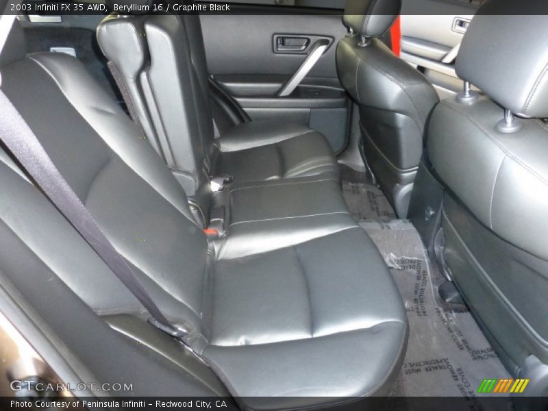 Beryllium 16 / Graphite Black 2003 Infiniti FX 35 AWD