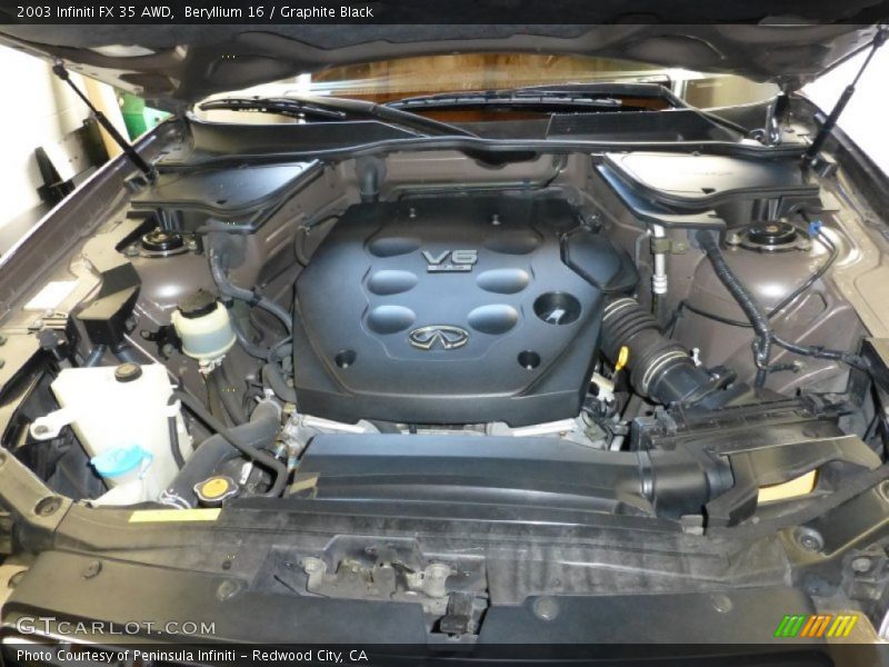 Beryllium 16 / Graphite Black 2003 Infiniti FX 35 AWD