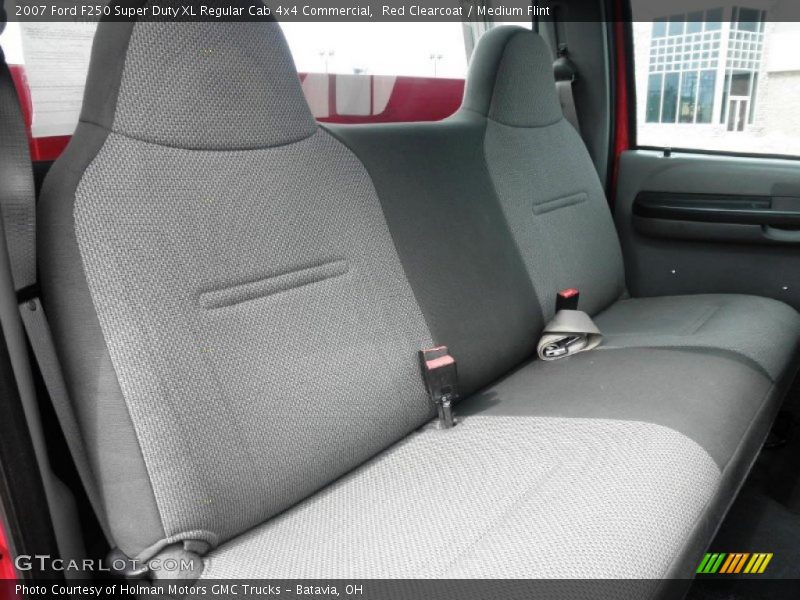 Red Clearcoat / Medium Flint 2007 Ford F250 Super Duty XL Regular Cab 4x4 Commercial
