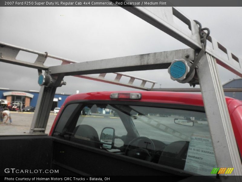 Red Clearcoat / Medium Flint 2007 Ford F250 Super Duty XL Regular Cab 4x4 Commercial