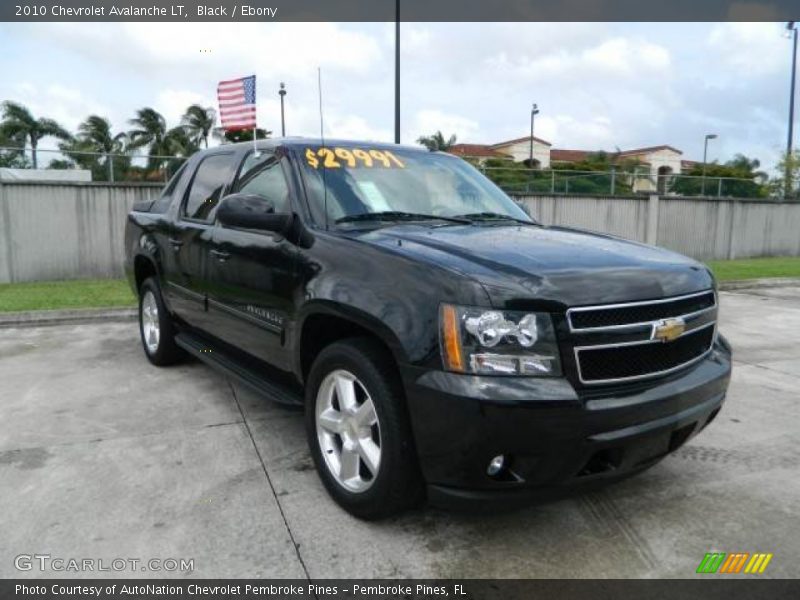 Black / Ebony 2010 Chevrolet Avalanche LT