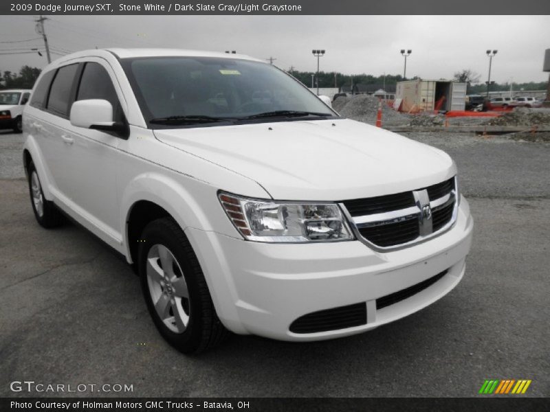 Stone White / Dark Slate Gray/Light Graystone 2009 Dodge Journey SXT