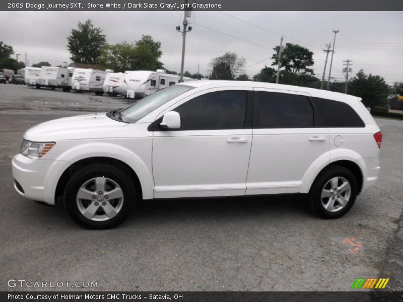 Stone White / Dark Slate Gray/Light Graystone 2009 Dodge Journey SXT