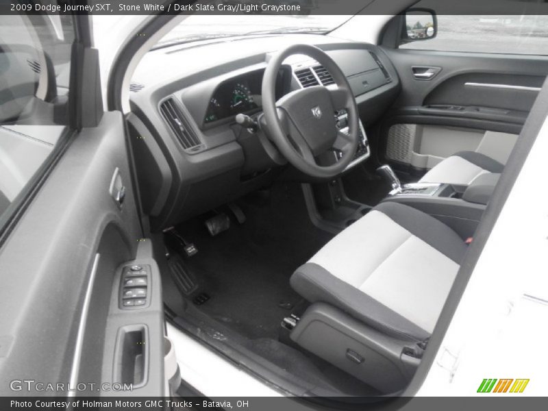 Stone White / Dark Slate Gray/Light Graystone 2009 Dodge Journey SXT