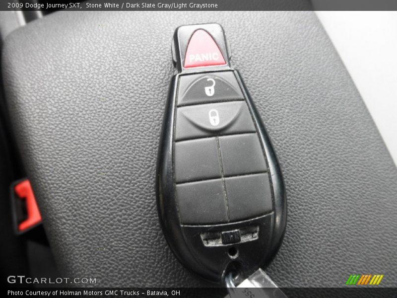 Stone White / Dark Slate Gray/Light Graystone 2009 Dodge Journey SXT