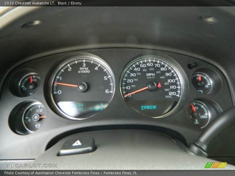 Black / Ebony 2010 Chevrolet Avalanche LT