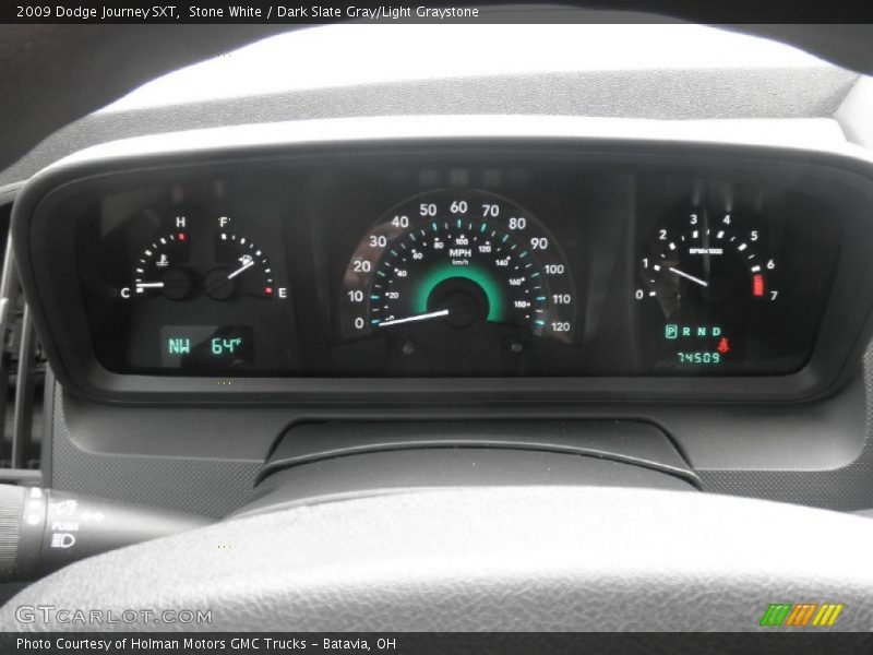 Stone White / Dark Slate Gray/Light Graystone 2009 Dodge Journey SXT