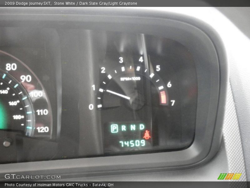 Stone White / Dark Slate Gray/Light Graystone 2009 Dodge Journey SXT