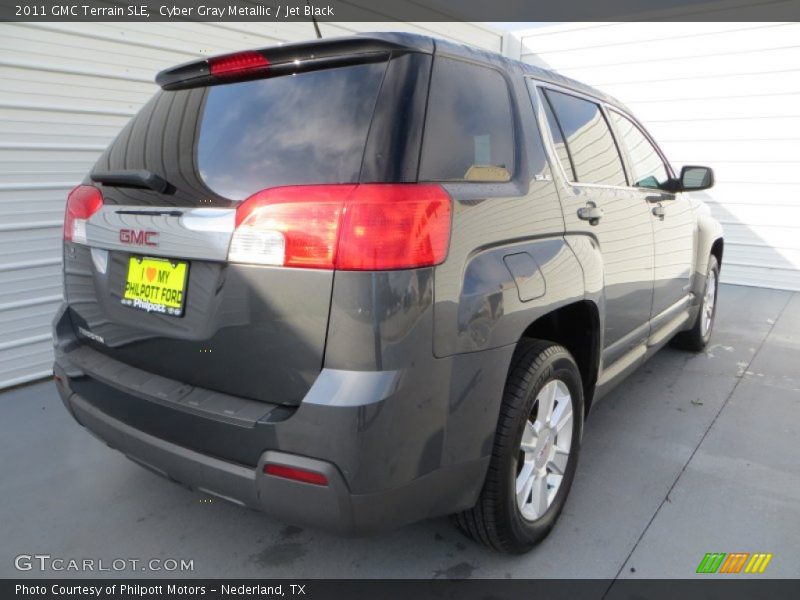 Cyber Gray Metallic / Jet Black 2011 GMC Terrain SLE
