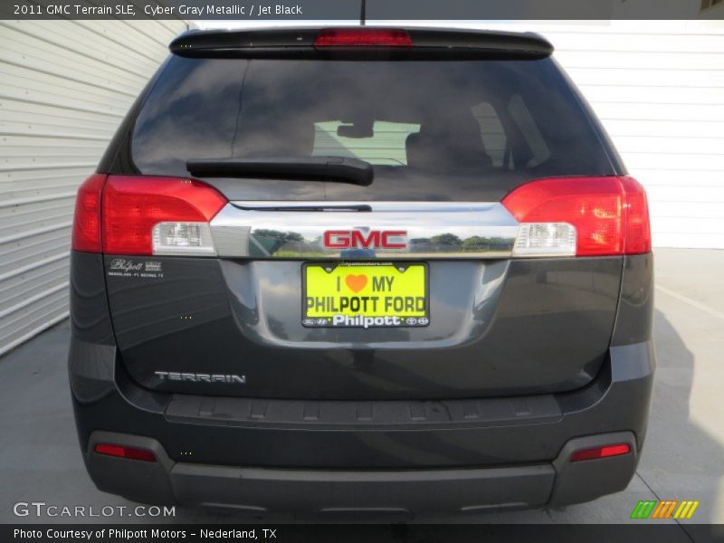 Cyber Gray Metallic / Jet Black 2011 GMC Terrain SLE