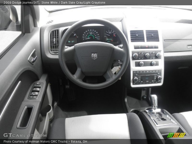 Stone White / Dark Slate Gray/Light Graystone 2009 Dodge Journey SXT