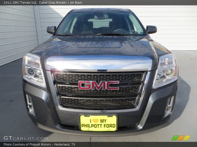 Cyber Gray Metallic / Jet Black 2011 GMC Terrain SLE