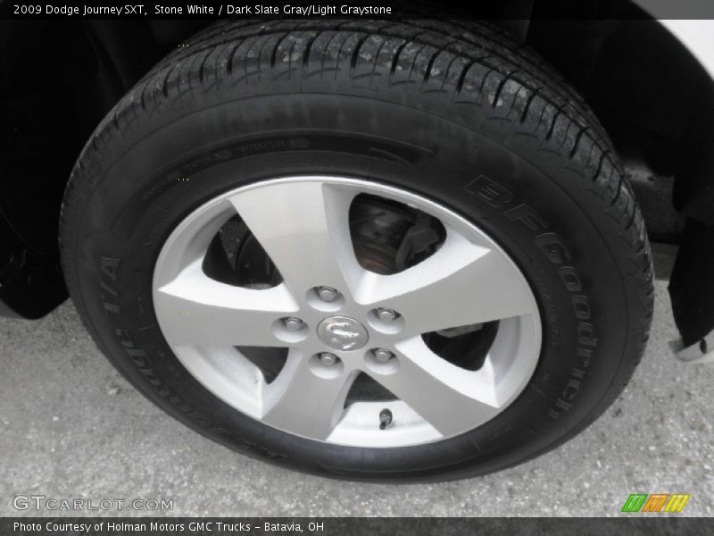 Stone White / Dark Slate Gray/Light Graystone 2009 Dodge Journey SXT
