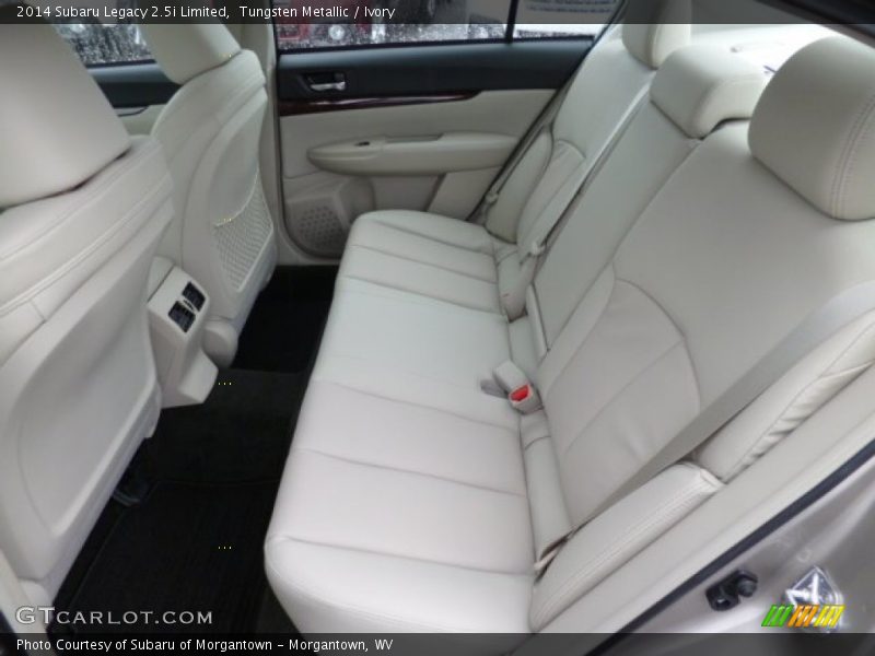 Rear Seat of 2014 Legacy 2.5i Limited
