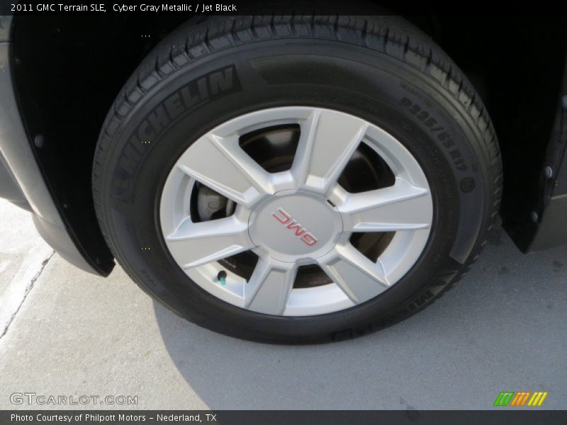 Cyber Gray Metallic / Jet Black 2011 GMC Terrain SLE