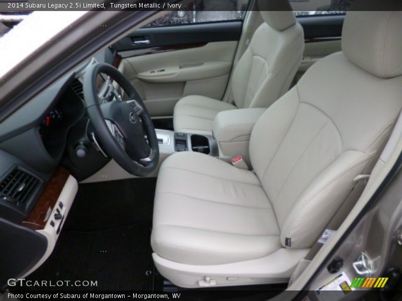 Front Seat of 2014 Legacy 2.5i Limited