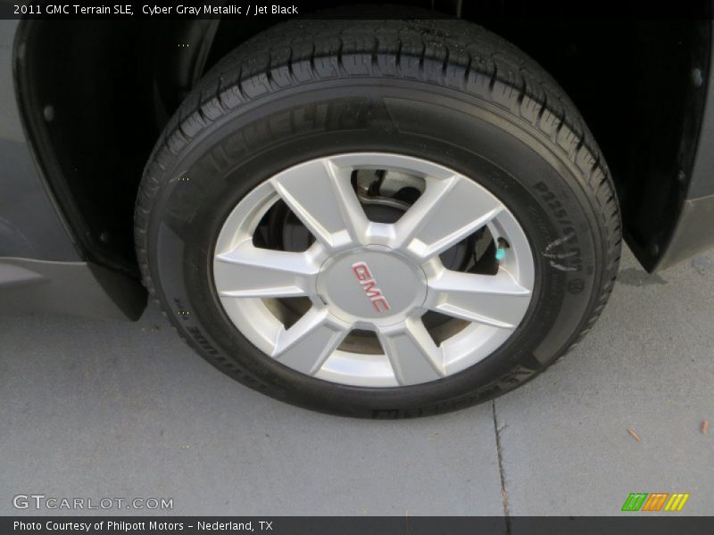 Cyber Gray Metallic / Jet Black 2011 GMC Terrain SLE