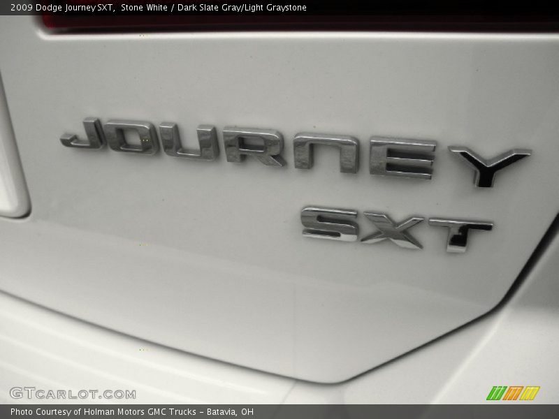 Stone White / Dark Slate Gray/Light Graystone 2009 Dodge Journey SXT